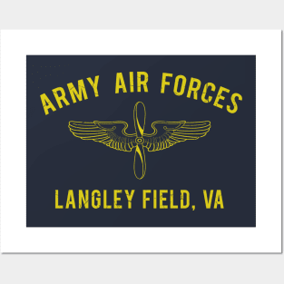 Army Air Langley Posters and Art